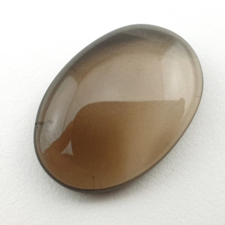 Smoky quartz cabochon 22x15 mm no. 55