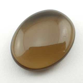 Smoky quartz cabochon 22x17 mm no. 106
