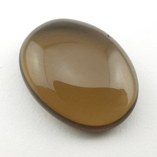 Smoky quartz cabochon 22x17 mm no. 106
