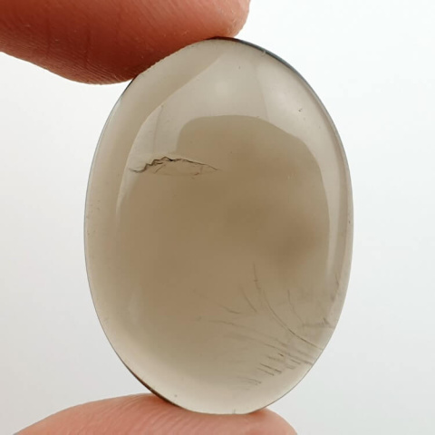 Smoky quartz cabochon 26x19 mm no 38 Smoky quartz cabochon 26x19 mm no 38