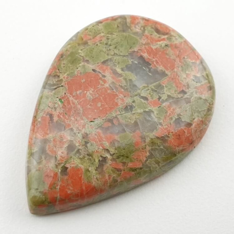 Unakite cabochon 34x24 mm no. 17 Unakite cabochon 34x24 mm no. 17