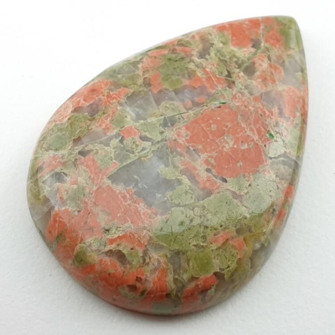 Unakite cabochon 34x24 mm no. 17 Unakite cabochon 34x24 mm no. 17