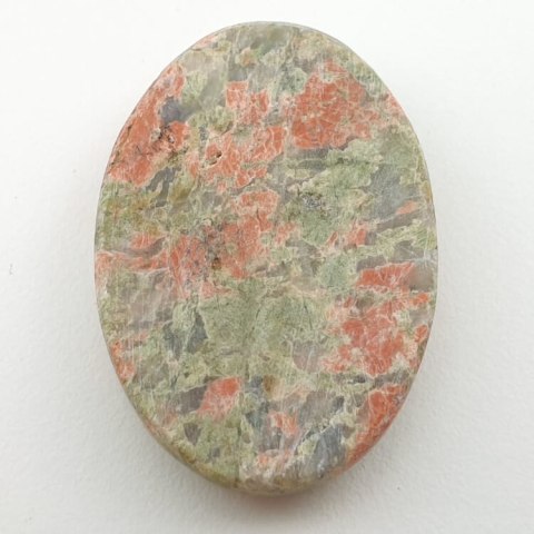 Unakite cabochon 35x24 mm no 21 Unakite cabochon 35x24 mm no 21