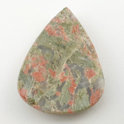 Unakite cabochon 35x26 mm no 20 Unakite cabochon 35x26 mm no 20
