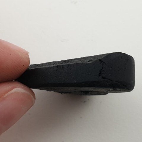 Black tourmaline raw cabochon 32x29 mm no 263 Black tourmaline raw cabochon 32x29 mm no 263