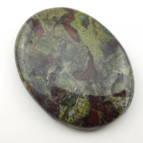 Jasper dragon's blood cabochon 37x28 mm no. 89 Jasper dragon's blood cabochon 37x28 mm no. 89