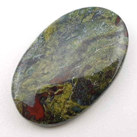 Jasper dragon's blood cabochon 40x25 mm no. 68 Jasper dragon's blood cabochon 40x25 mm no. 68