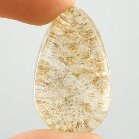 Garden quartz cabochon 34x21 mm no. 41 Garden quartz cabochon 34x21 mm no. 41