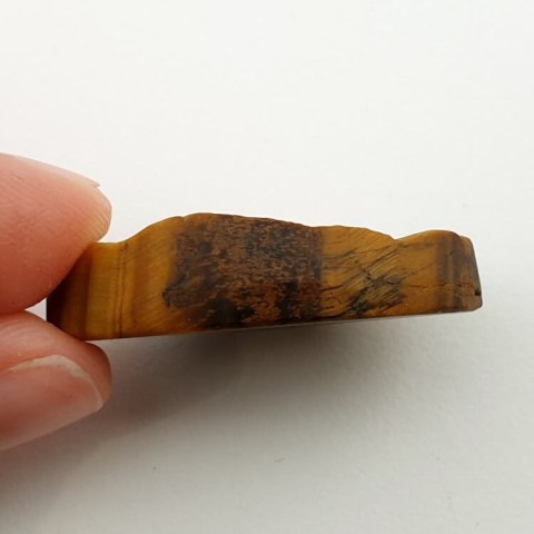 Tiger's eye raw cabochon 33x22 mm no 18 Tiger's eye raw cabochon 33x22 mm no 18