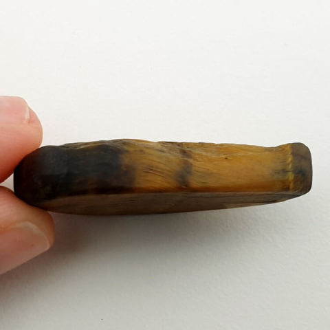 Tiger's eye raw cabochon 35x20 mm no 19 Tiger's eye raw cabochon 35x20 mm no 19