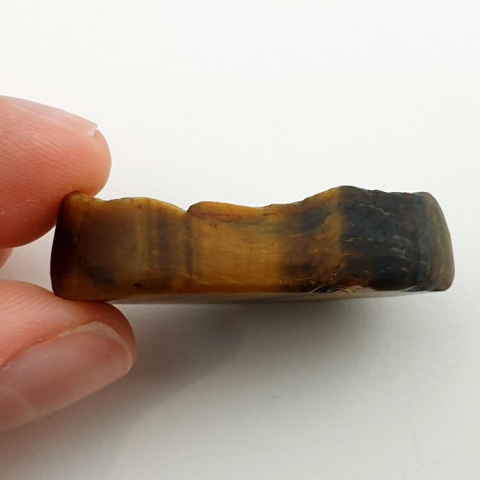 Tiger's eye raw cabochon 36x24 mm no 16 Tiger's eye raw cabochon 36x24 mm no 16