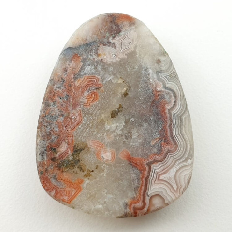 Lace agate cabochon 34x25 mm no. 132 Lace agate cabochon 34x25 mm no. 132