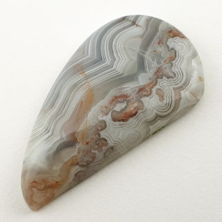 Agat koronkowy kaboszon 35x19 mm nr 156