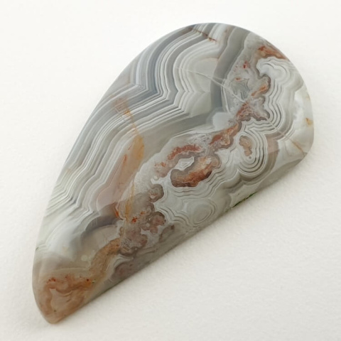Lace agate cabochon 35x19 mm no. 156 Lace agate cabochon 35x19 mm no. 156