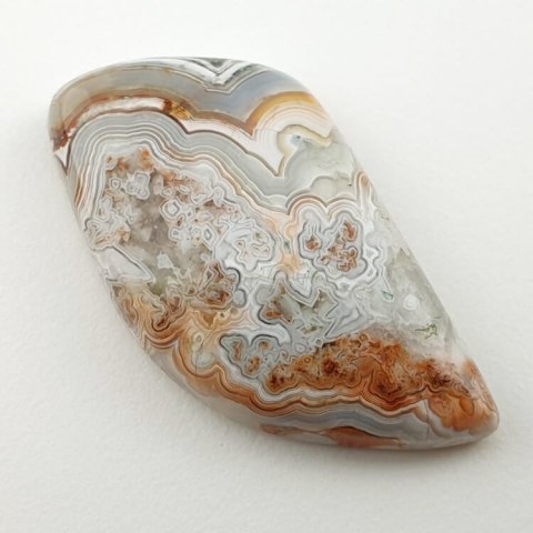 Lace agate cabochon 37x19 mm no 161 Lace agate cabochon 37x19 mm no 161