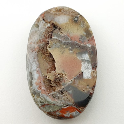 Crazy lace agate cabochon 37x22 mm no. 121 Crazy lace agate cabochon 37x22 mm no. 121