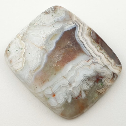 Agat koronkowy kaboszon 37x31 mm nr 135 Agat koronkowy kaboszon 37x31 mm nr 135