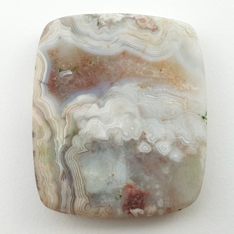 Agat koronkowy kaboszon 37x31 mm nr 135 Agat koronkowy kaboszon 37x31 mm nr 135