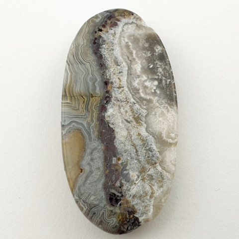 Crazy lace agate cabochon 38x19 mm no 116 Crazy lace agate cabochon 38x19 mm no 116