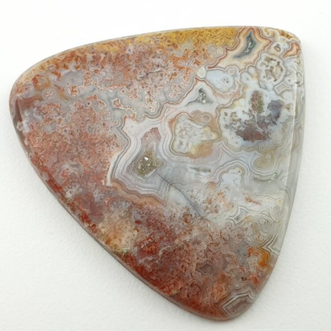 Lace agate cabochon 41x37 mm no. 125 Lace agate cabochon 41x37 mm no. 125