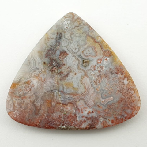 Lace agate cabochon 41x37 mm no. 125 Lace agate cabochon 41x37 mm no. 125