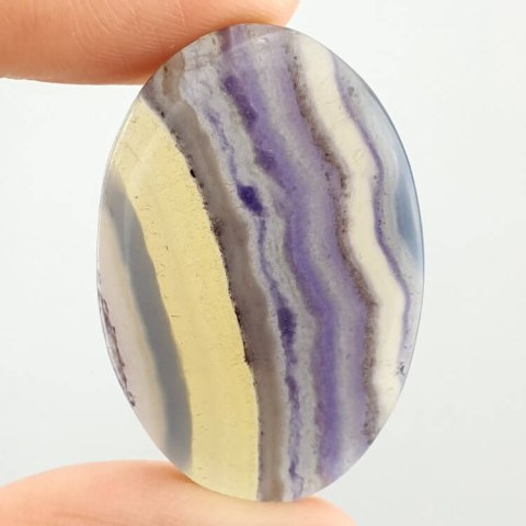Fluoryt kaboszon 36x23 mm nr 24 Fluoryt kaboszon 36x23 mm nr 24