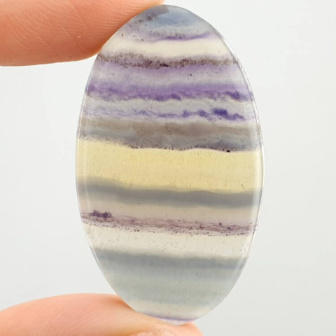 Fluorite cabochon 37x22 mm no. 29 Fluorite cabochon 37x22 mm no. 29