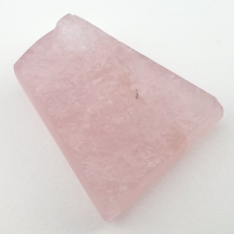 Pink quartz raw cabochon 28x26 mm no 37