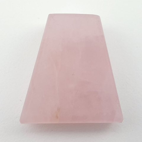 Pink quartz raw cabochon 28x26 mm no 37