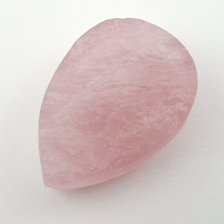 Pink quartz raw cabochon 29x20 mm no 19