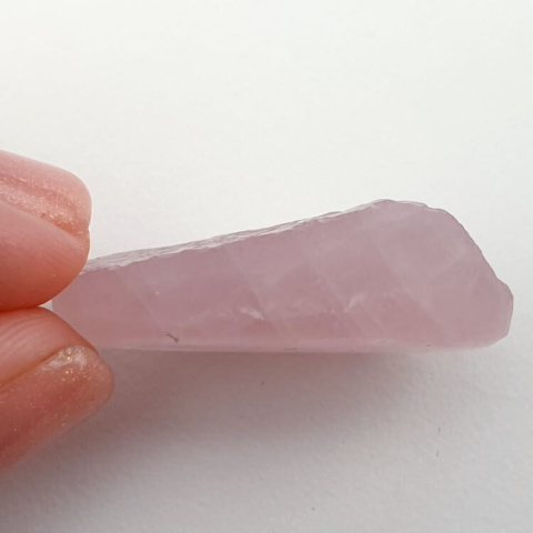 Pink quartz raw cabochon 31x19 mm no 21 Pink quartz raw cabochon 31x19 mm no 21