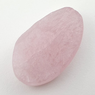 Pink quartz raw cabochon 31x19 mm no 41