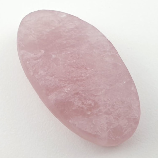 Pink quartz raw cabochon 37x20 mm no 45