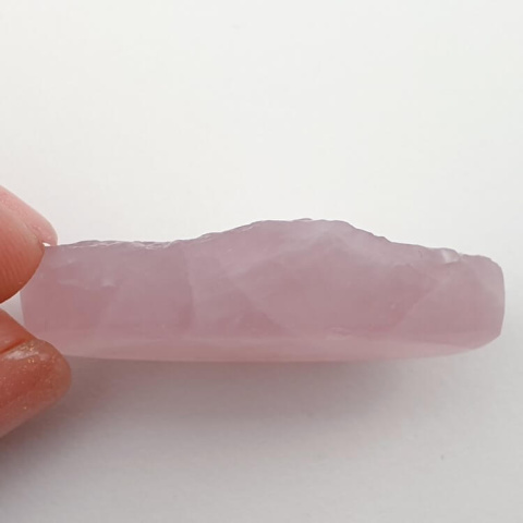 Pink quartz raw cabochon 37x20 mm no 45 Pink quartz raw cabochon 37x20 mm no 45