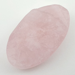 Pink quartz raw cabochon 43x25 mm no 6