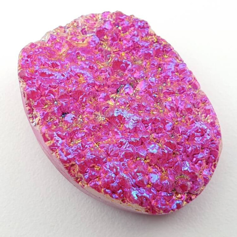Kwarc tytanowy kaboszon 29x22 mm nr 26 Kwarc tytanowy kaboszon 29x22 mm nr 26