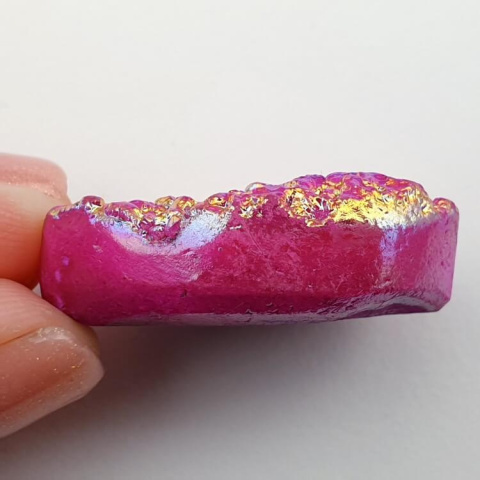 Kwarc tytanowy kaboszon 29x22 mm nr 26 Kwarc tytanowy kaboszon 29x22 mm nr 26
