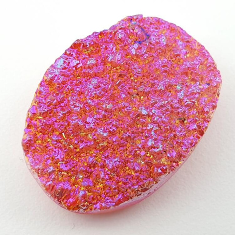 Kwarc tytanowy kaboszon 30x22 mm nr 44 Kwarc tytanowy kaboszon 30x22 mm nr 44