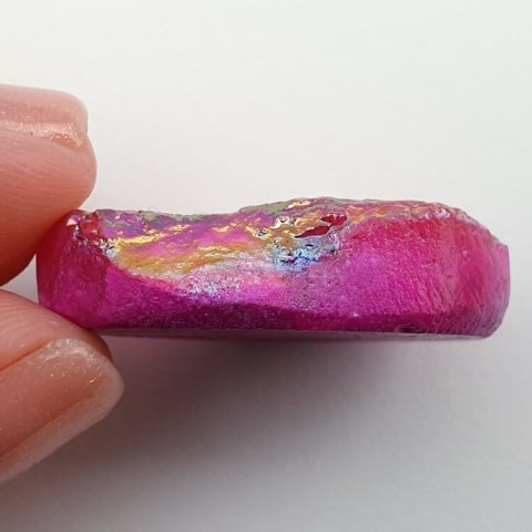 Titanium quartz cabochon 31x23 mm no 23 Titanium quartz cabochon 31x23 mm no 23