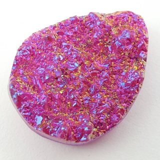 Titanium quartz cabochon 31x24 mm no 27