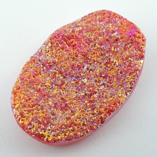 Titanium quartz cabochon 33x22 mm no 39