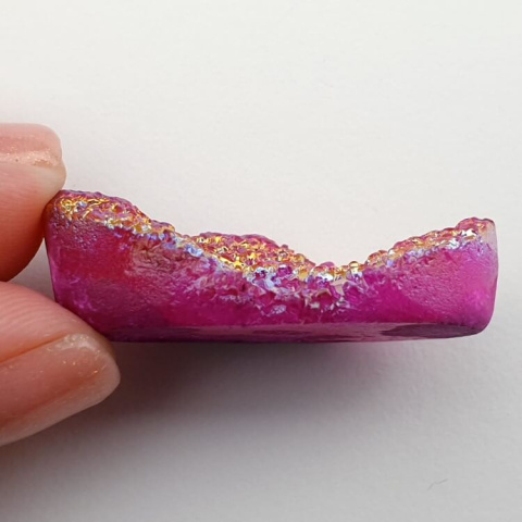 Titanium quartz cabochon 35x22 mm no 29 Titanium quartz cabochon 35x22 mm no 29