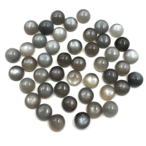 Moonstone grey cabochon fi 8 mm 1 pc Moonstone grey cabochon fi 8 mm 1 pc