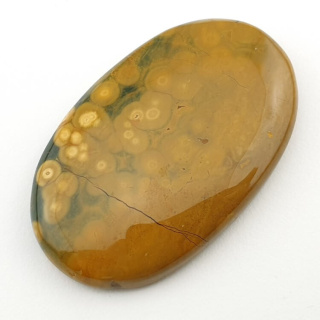 Jasper oceanic cabochon 5.2x3.3 No. 5