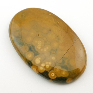Jasper oceanic cabochon 5.2x3.3 No. 5
