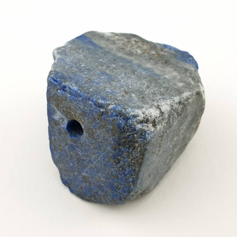 Lapis lazuli nugget with hole 22x23 mm no 40 Lapis lazuli nugget with hole 22x23 mm no 40