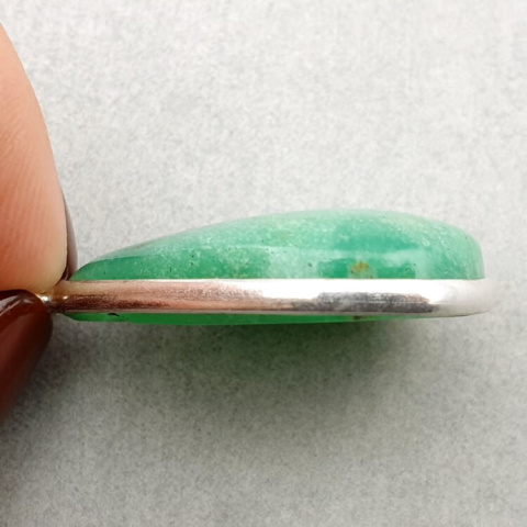 Chrysoprase pendant 28x20 mm no. 44 Chrysoprase pendant 28x20 mm no. 44