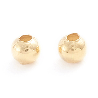 Kulka przekładka stal chirurgiczna 1,9 mm 500 szt kolor złoty