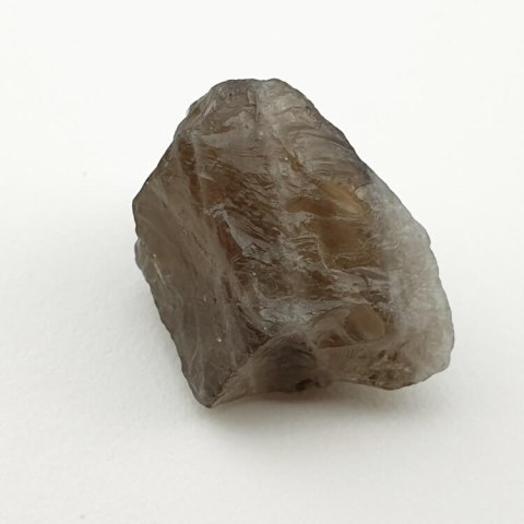 Smoky quartz nugget with a hole 19x15 mm no. 18 Smoky quartz nugget with a hole 19x15 mm no. 18
