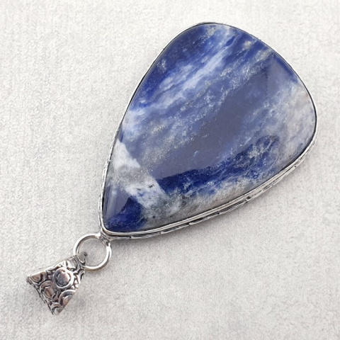Sodalite pendant 41x29 mm no. 20 Sodalite pendant 41x29 mm no. 20